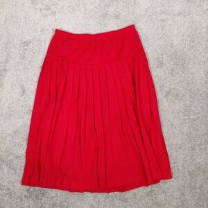 Vintage Glenayr Kitten Women's Pleated Midi Skirt Sz 16 Wool Old Money Business
